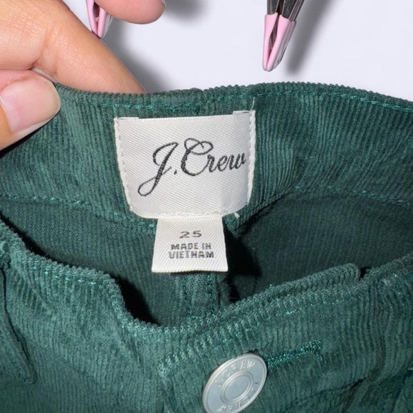 J. Crew Women's Dark Green Straight Leg Pants - Picture 4 of 8
